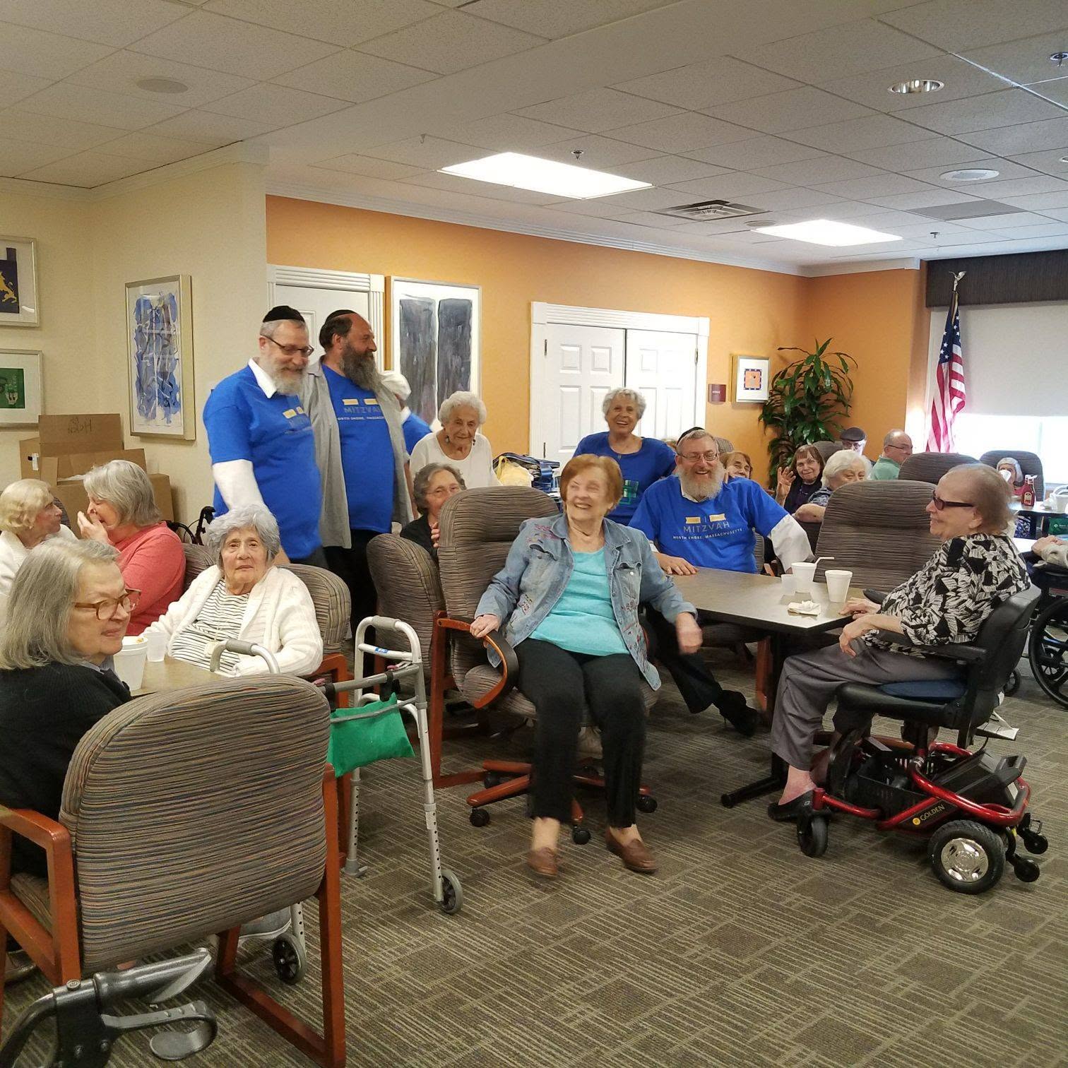 #50Rabbis2HOU visiting seniors in Houston