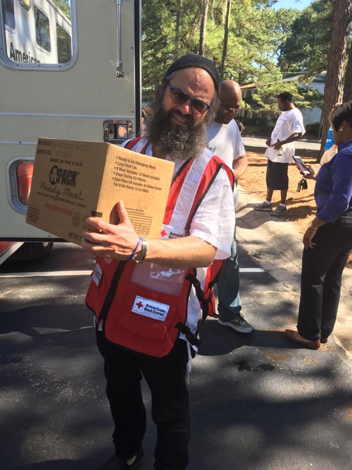 Emergency meals for flood victims
